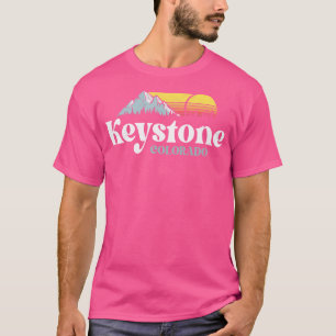T-shirt Keystone Colorado Ski de neige Randonnée Visite