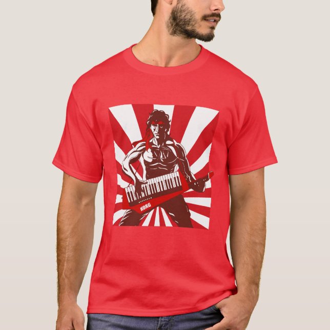 T-shirt Keytar Rambo (Devant)
