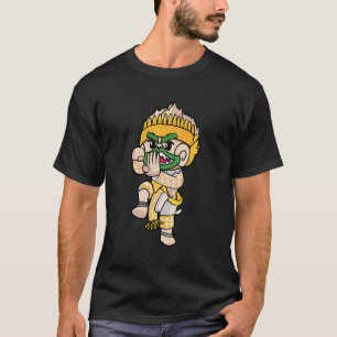 T-shirt Khmer Cambodgien Thai Et Lao Hanuman Idol Monkey K