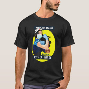 T-shirt Khmer Fier Travailleur De Première Ligne Rosie Riv
