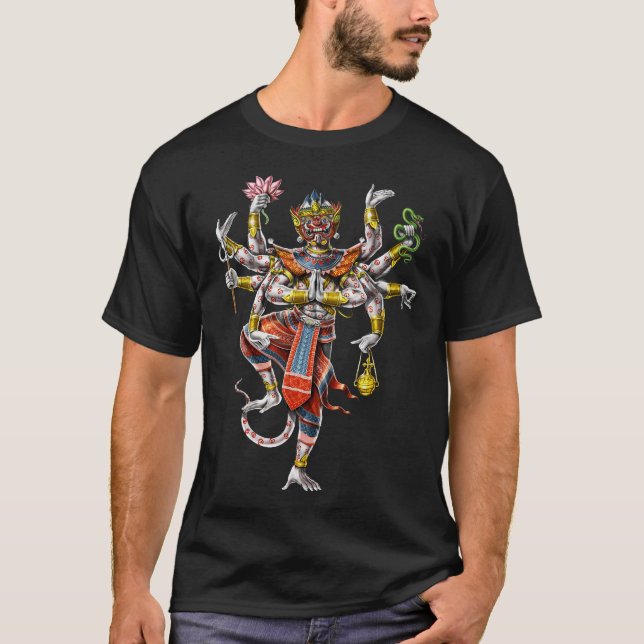 T-shirt Khmer Hanuman au Cambodge (Devant)