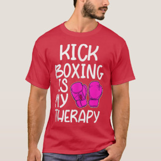 T-shirt Kickboing est ma citation thérapeutique Femen Drôl