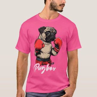 T-shirt Kickboxer Carlin Chien Boxer Gants de boxe Kickbox