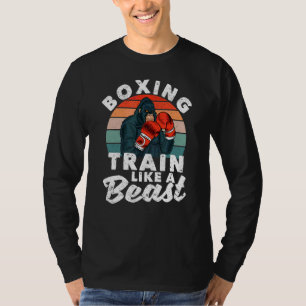 T-shirt Kickboxer Kickboxer Gym Boxer Boxer Train Comme Un