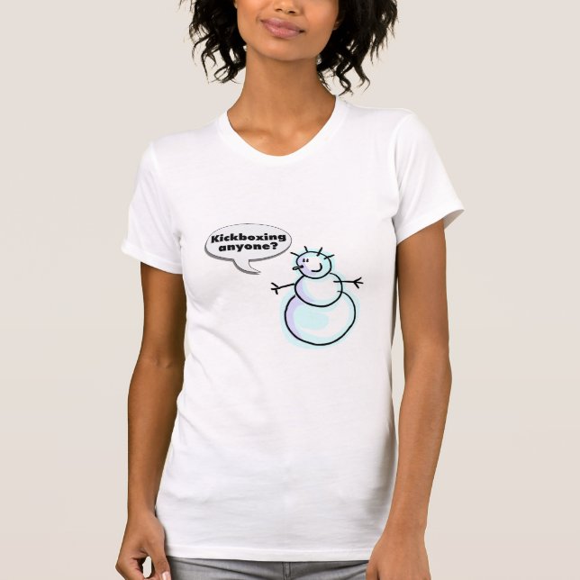 T-shirt Kickboxing n'importe qui ? (Devant)