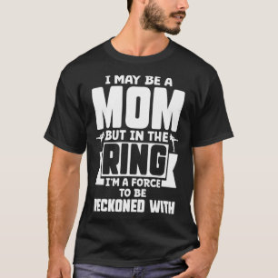 T-shirt Kickboxing peut être une maman mais je suis une fo