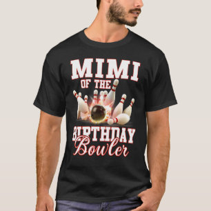 T-shirt Kid Bowling Party Mimi Du Bowler D'Anniversaire