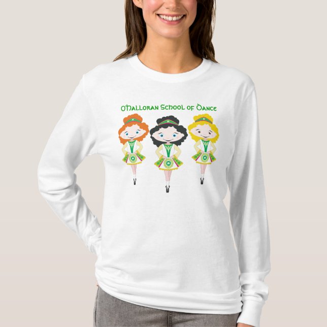 T-shirt KIDLETS irish danseur danse groupe scolaire trio (Devant)