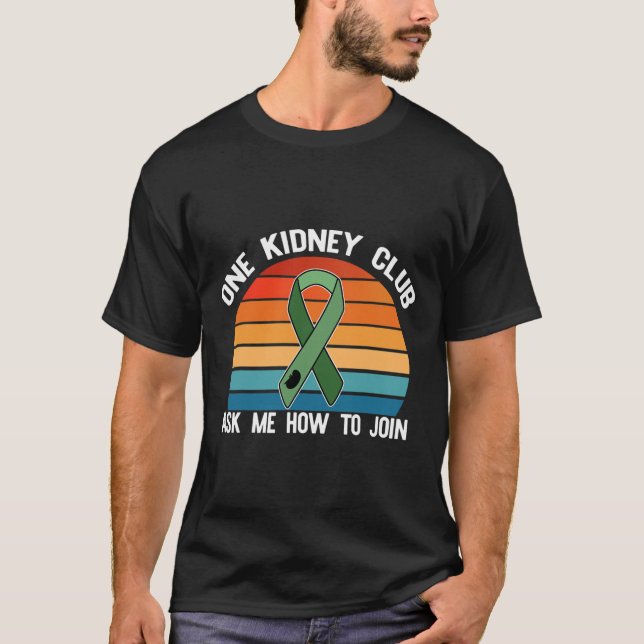 T-shirt Kidney Club Demandez-Moi Comment Rejoindre Un Mème (Devant)