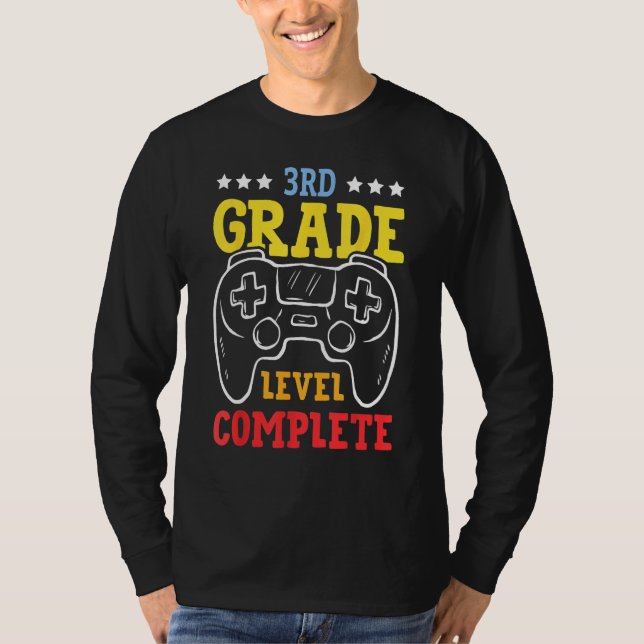 T-shirt Kids 3rd Grade Level Complete Last Day Of School G (Devant)