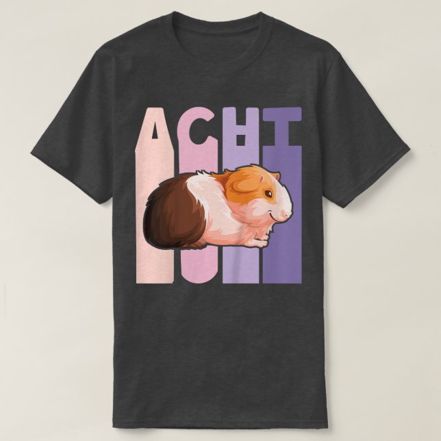 T-shirt Kids 8e Birthday Girl Cute Guinée Pig 8 Years (Design devant)