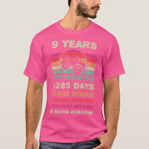T-shirt Kids 9 Year Old Monster Truck Birthday 9th Birthda