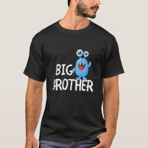T-shirt Kids Big Brother Monster Meilleur Frère Monde Meil