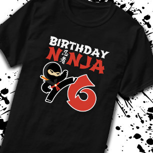T-shirt Kids Birthday Ninja