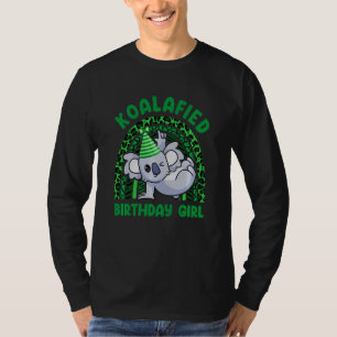 T-shirt Kids Cute Coalafied Birthday Girls Koala Bear Ki