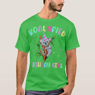 T-shirt Kids Cute Koalafied Birthday Girls chemise, Koala