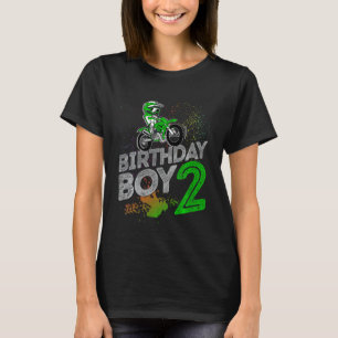 T-shirt Kids Dirt Bike Rider 2 Years Old Motocross 2e Bir