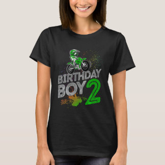 T-shirt Kids Dirt Bike Rider 2 Years Old Motocross 2e Bir