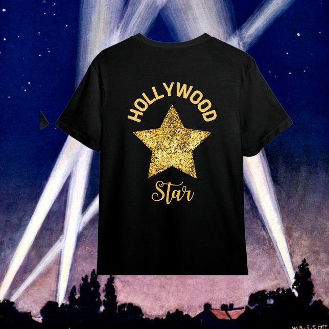 T-Shirt Kids Gold Hollywood Star (Créateur téléchargé)
