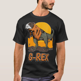 T-shirt Kids GRex Tyrannosaurus Rex Cavy Dinosaur TRex Gui