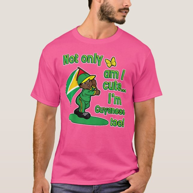 T-shirt Kids Guyanese Flag Kids (Devant)