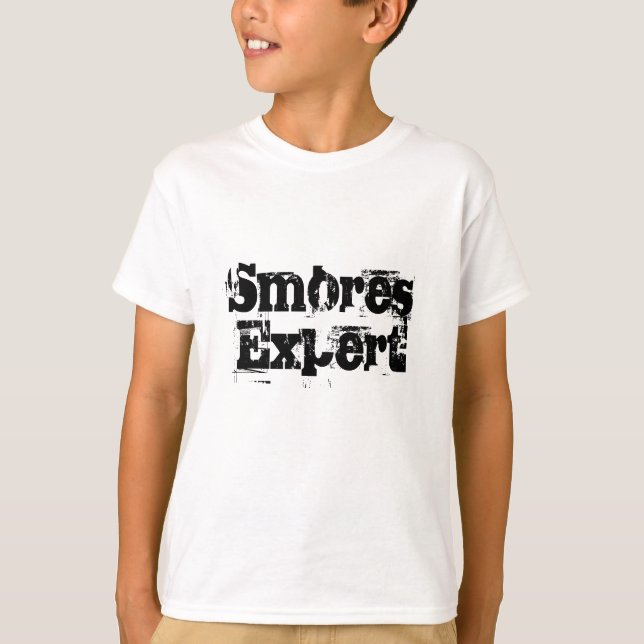 T-shirt Kids Hanes Smores Expert (Devant)