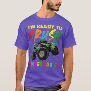 T-shirt Kids I'm Ready To Crush Kindergarten Monster Truck