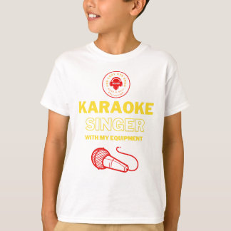 T-shirt KIDS Karaoke Mic Design