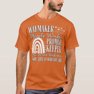 T-shirt Kids Kids Waymaker Miracle Worker Rainbow, Christi