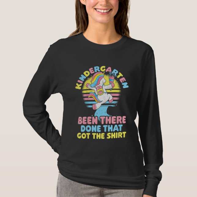 T-shirt Kids Kindergarten Graduation Kindergarten Been The (Devant)