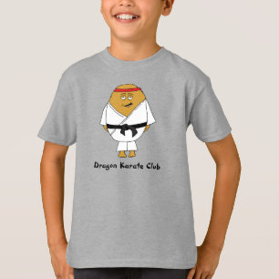 T-shirt Kids Martial Arts Karate Club Cartoon Caractère