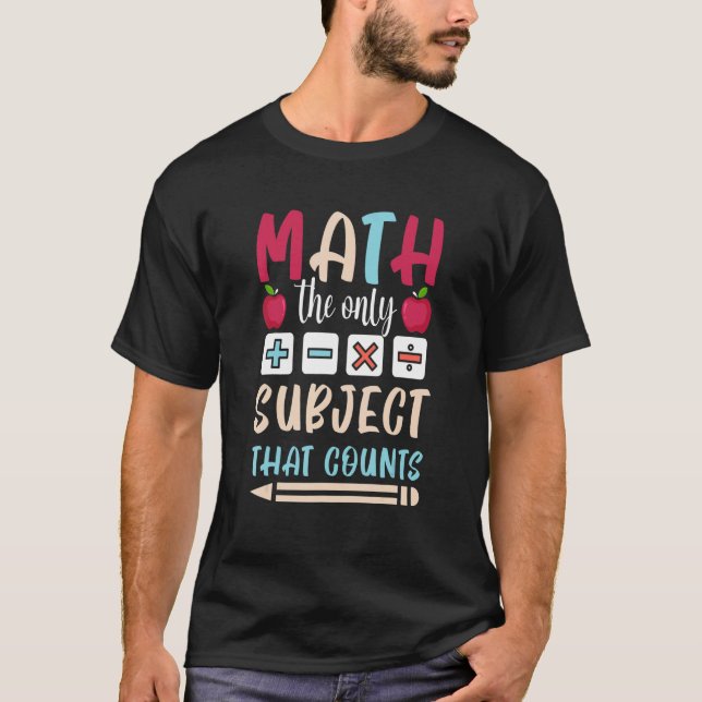 T-shirt Kids Math Apparel For Math Mathematics Geek 3 (Devant)