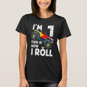 T-shirt Kids Monster Truck Im 1 C'Est Comme Ça Que Je Roul