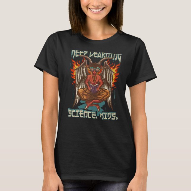 T-shirt Kids Occult Baphomet Goat (Devant)