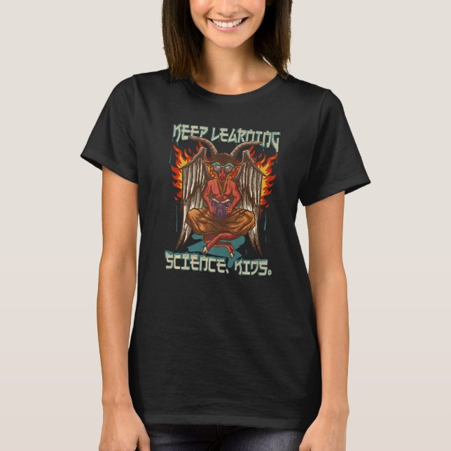 T-shirt Kids Occult Baphomet Goat (Devant)