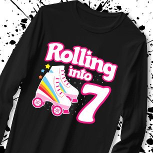 T-shirt Kids Skate Party - 7e anniversaire - Roller Skate