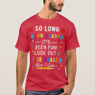 T-shirt Kids So Long 2nd Grade Here I Come 3rd Gradu