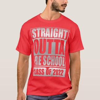 T-shirt Kids Straight Outta Preschool  Pre-school Graduati