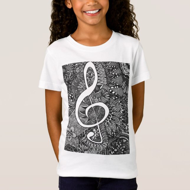 T-shirt Kids Treble Clef (Devant)