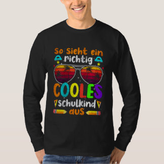 T-shirt Kids Tschüss Kindergarten Ich Rocke Jetzt Die Schu