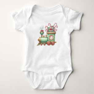 T - Shirt-Kids-Weihnachtszug T-Shir Baby Strampler