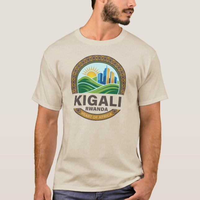 T-shirt Kigali Rwanda Africa (Devant)