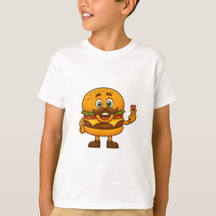 T-shirt KikiBurger Sourire doux - Cœur, mini cœur