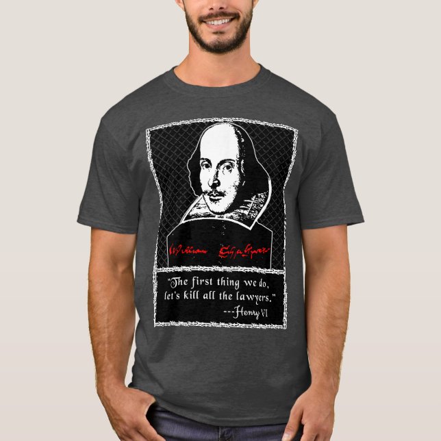 T-shirt Kill All the Lawyers (Devant)