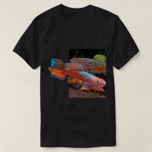 T-shirt Killifish de Gularis sur la pièce en t noire
