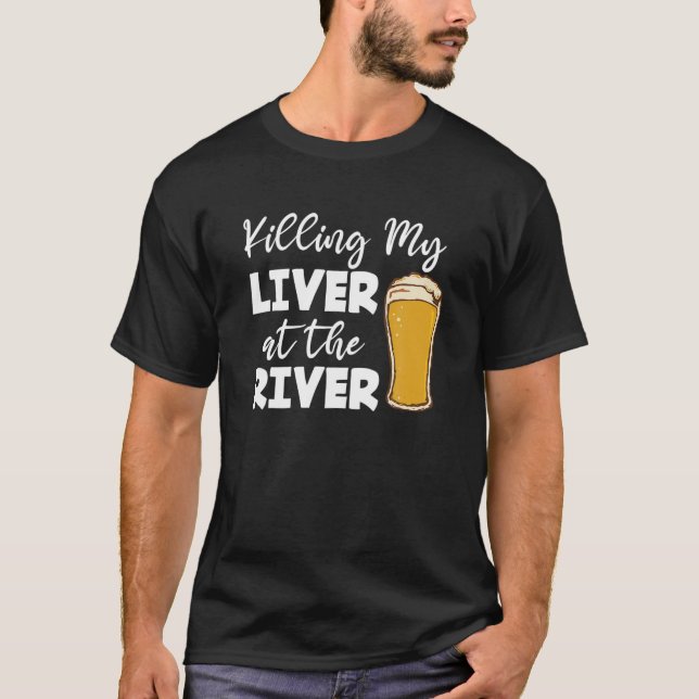 T-shirt Killing My Liver (Devant)