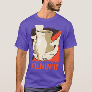 T-shirt Kilnin x27it poterie travail de loisir avec vase à