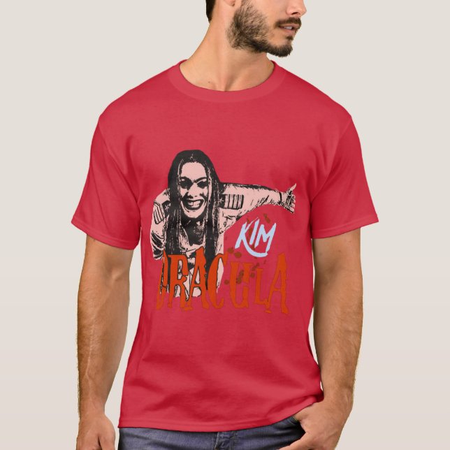 T-shirt Kim Dracula retro (Devant)