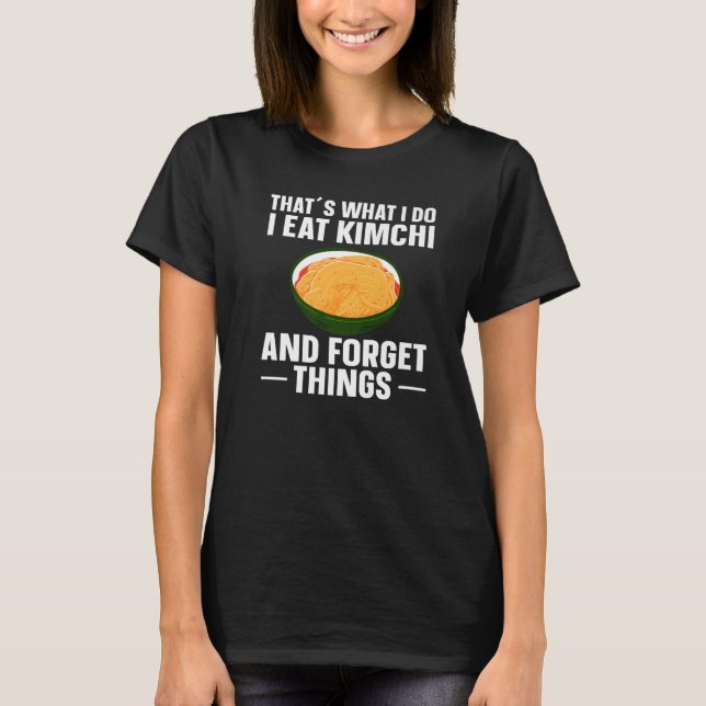 T-shirt Kimchi Cuisine coréenne Cuisine asiatique (Devant)