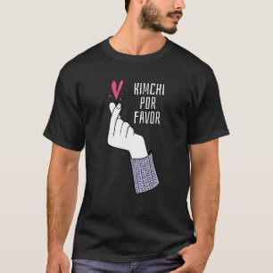 T-shirt Kimchi Por Favor Kimchi Coréen